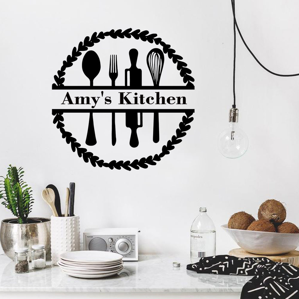 Home Decor Wall Stickers - 1 Stück Kreatives Küchenzubehör mit Anpassbarem