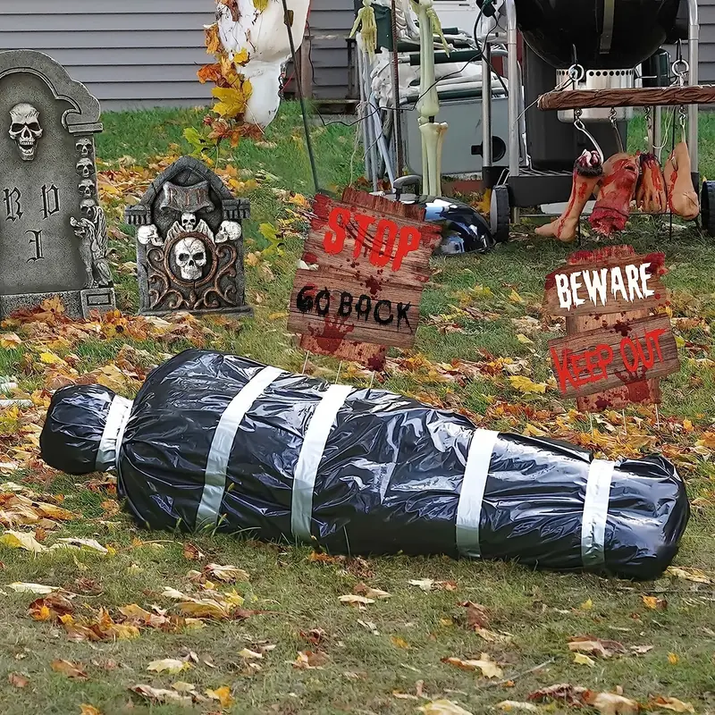 Home Decor Outside - Halloween Horror Dead Body Prop Outdoor