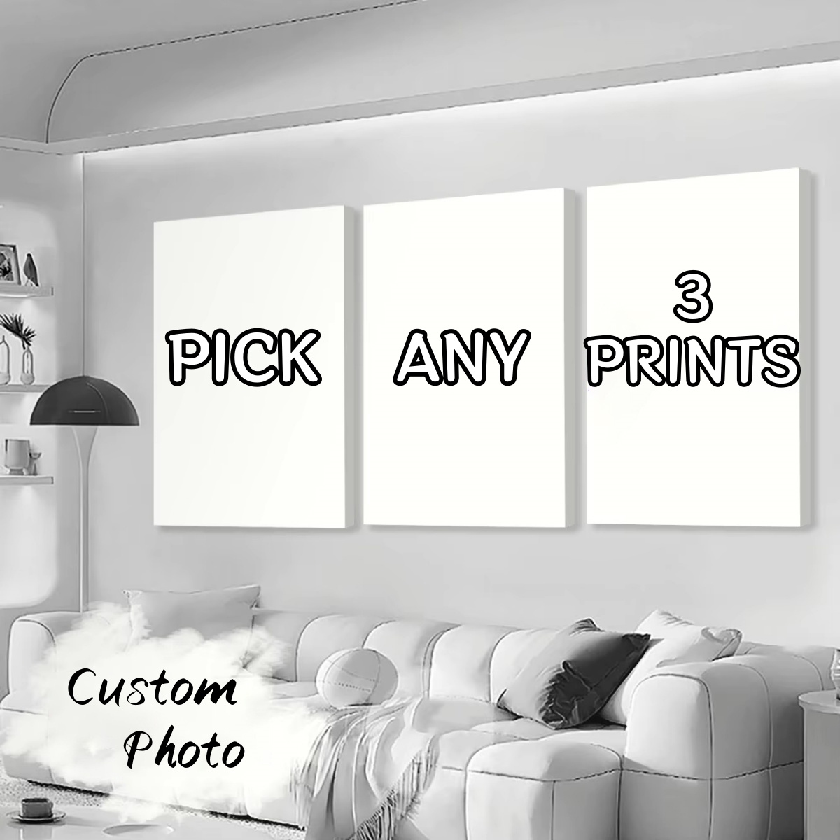 Home Decor Aesthetic Pinterest - 3/4/5 Stück Individueller Leinwanddruck Personalisiertes Foto