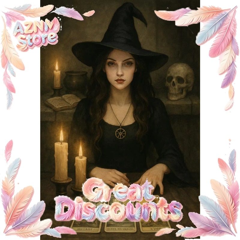 Home Decor Mirror - Dark Academia Kunst: Die Hexe Zauberer