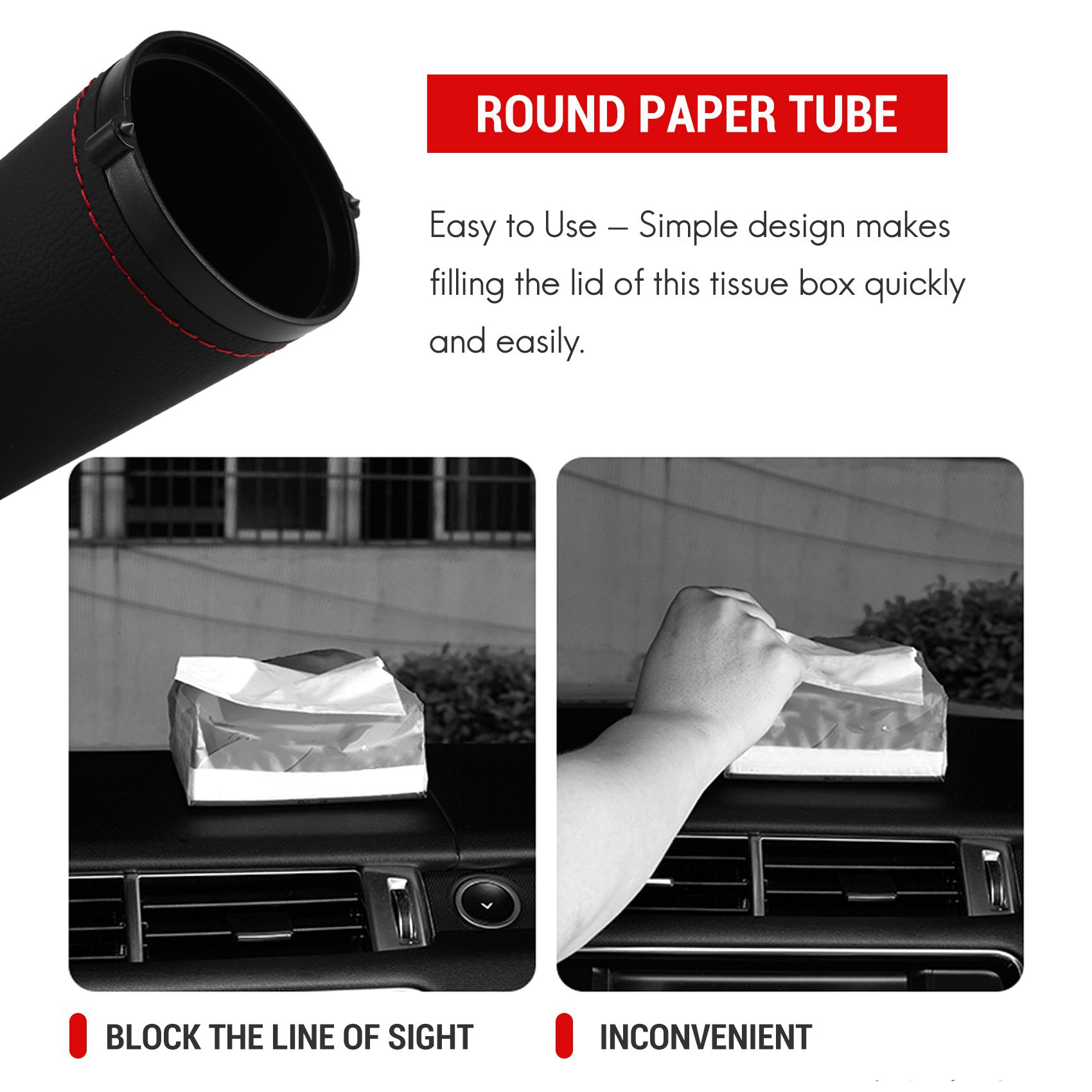Home Decor Youtube - Tissue Box Allgemeine Auto Runde Papier
