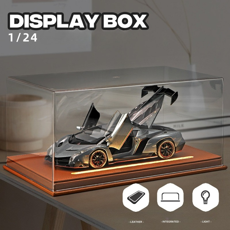Home Decor Simulator - Acryl-Displaybox mit Licht für 1:24, Legierung,