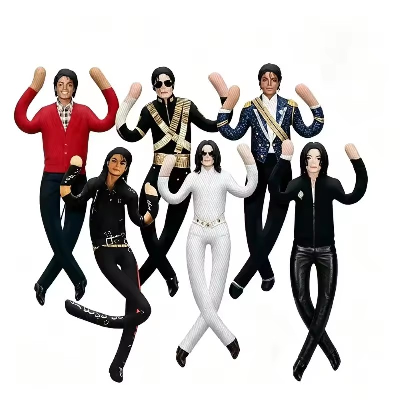 Home Decor Mod - Michael Jackson Plüschkissen, Bewegliche Abstrakte Wohndekor-Figur,