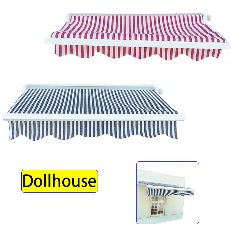Home Decor Simulator - 1/12 Puppenhaus Simulation Markise Modell Puppenhaus