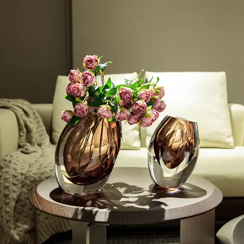 Glass Vase Nordic - Großhandel Wohnzimmer-Dekoration Nordische Moderne Dekorative Blumenvasen