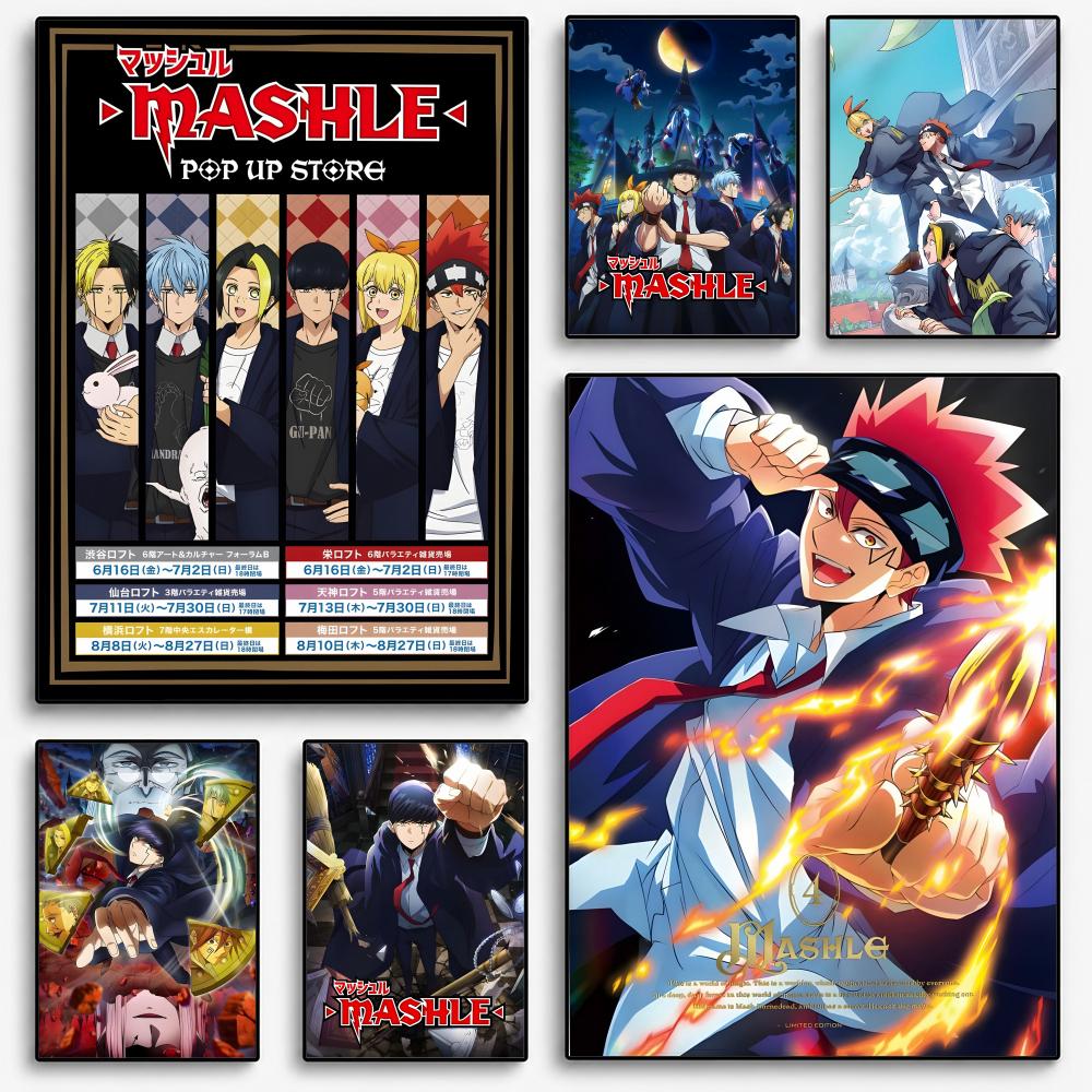 Home Decor Mod - Mashle Magic and Muscles Anime-Poster, Raumdekoration,