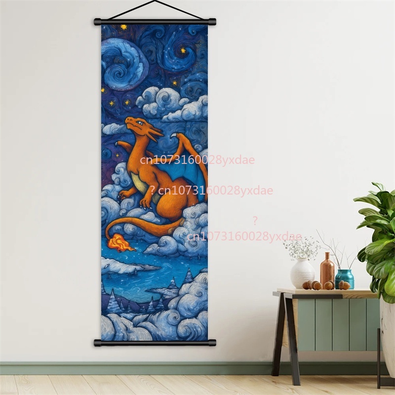Home Decor Free Images - Gedrucktes Pokémon-Poster, Anime-Wandkunstwerk, Bilder von Gengar,
