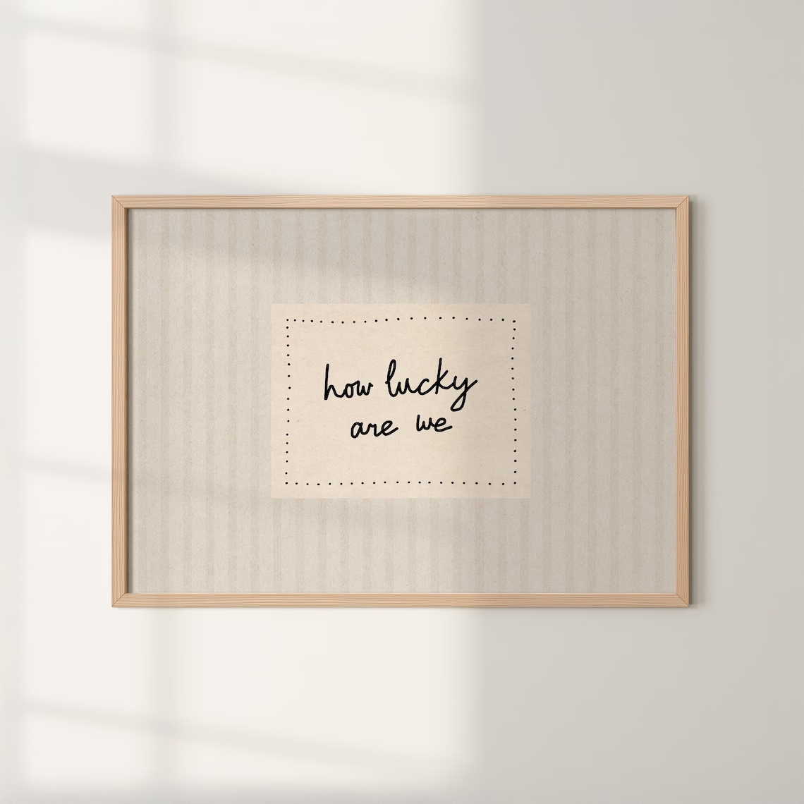 Home Decor Aesthetic - Moderner, minimalistischer Wandkunstdruck mit Zitaten „How