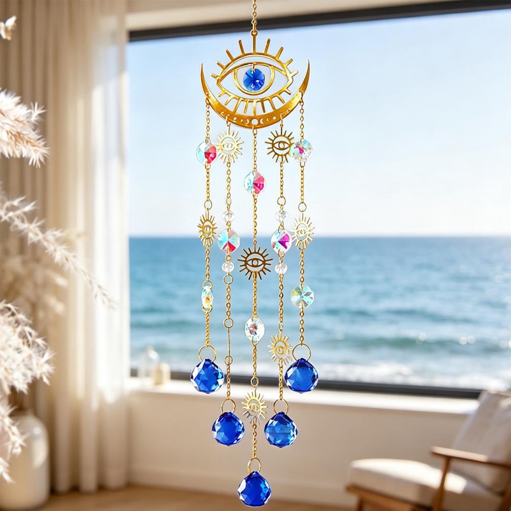 Boho Wind Chimes - Windspiel-Anhänger Boho Sonnenfänger Fensterdekoration Heilendes Prisma