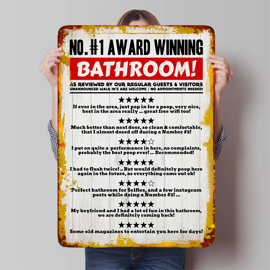 Review Home Decor - No1 Award Winning Bathroom Funny Guest