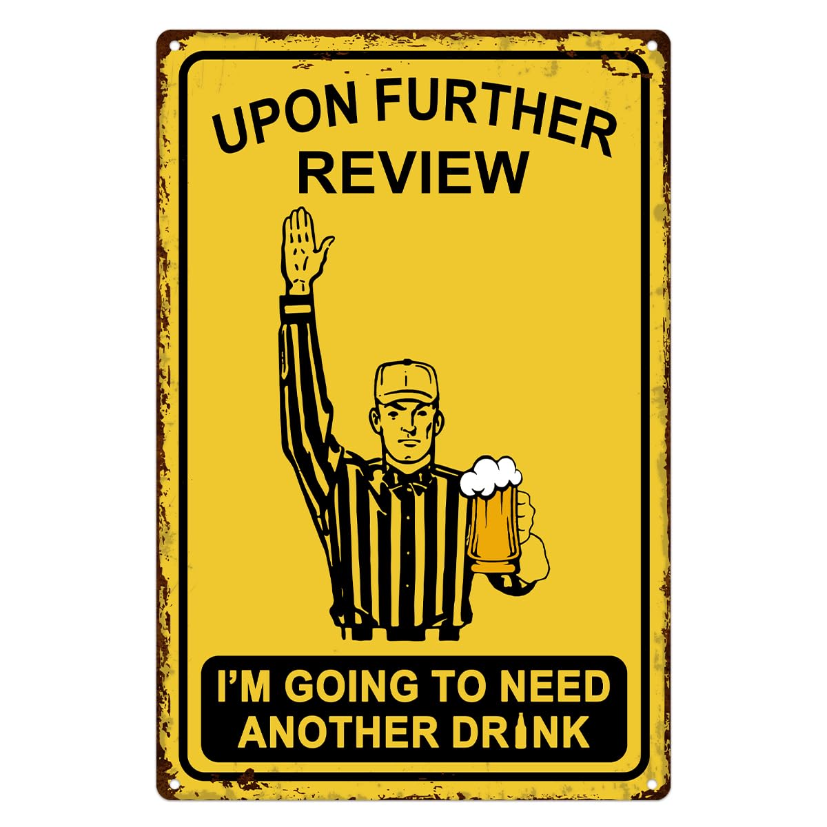 Review Home Decor - ALKB Vintage Bar-Dekor Küchenschild 8x12 Zoll