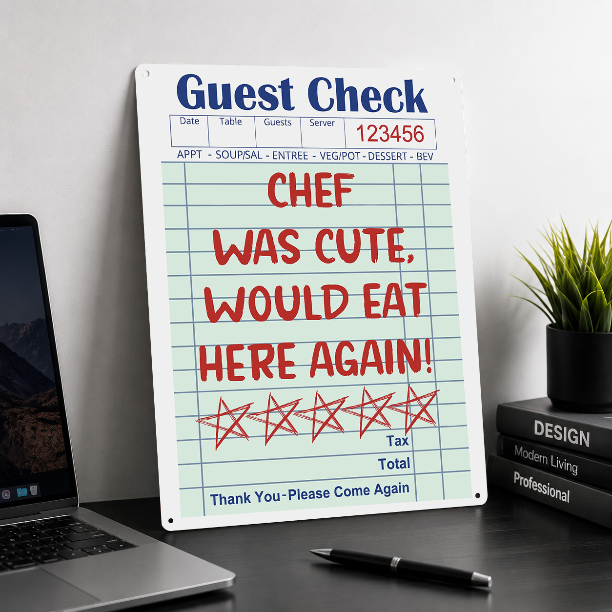 Lustiges Restaurant-Gästerezep – Review Home Decor Bewertung und Preis