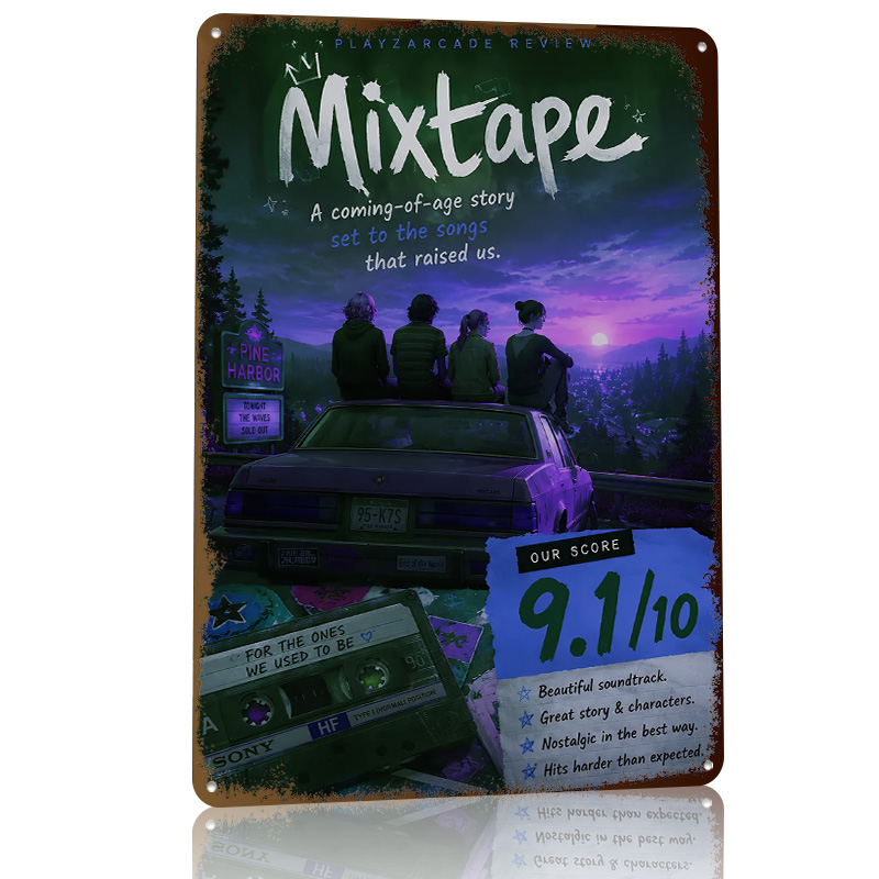 Mixtape Game Review 3D-Textur- – Review Home Decor Bewertung und Preis