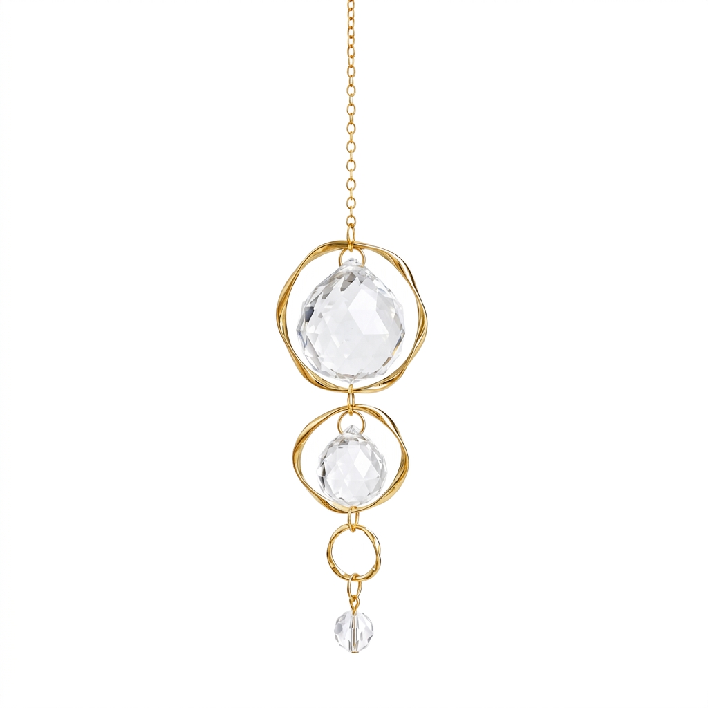 Regenbogen-Kristall-Sonnenfäng – Boho Wind Chimes Bewertung und Preis