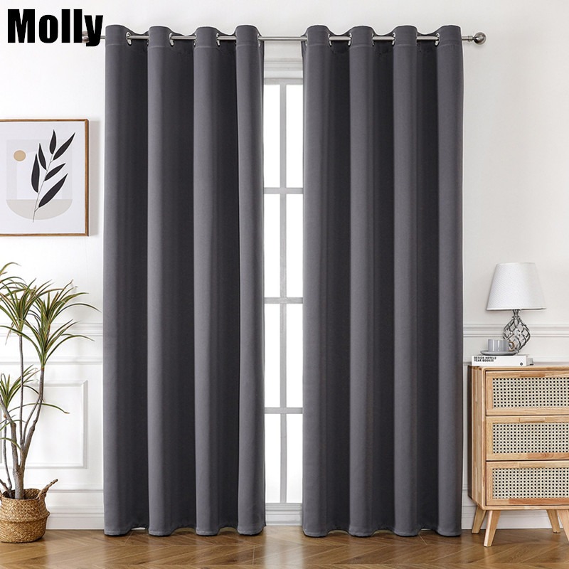 Einfarbiger Lichtundurchlässig – Home Decor Curtains Bewertung und Preis
