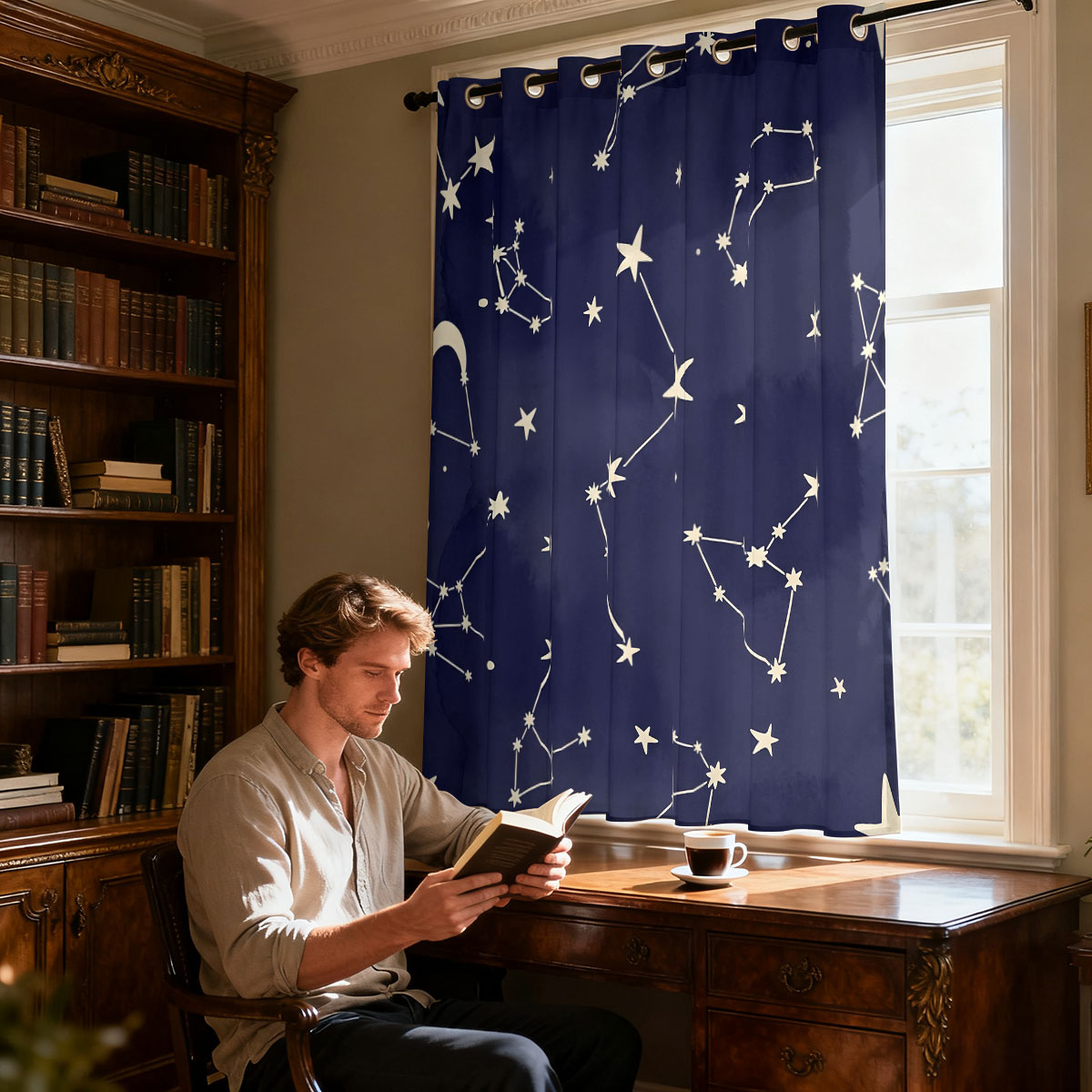 1 Stück Retro-Rosen-Blumen-Vor – Home Decor Curtains Bewertung und Preis