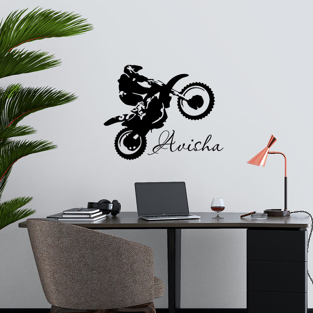 1 Stück Modischer Motorradfahr – Home Decor Wall Stickers Bewertung und Preis