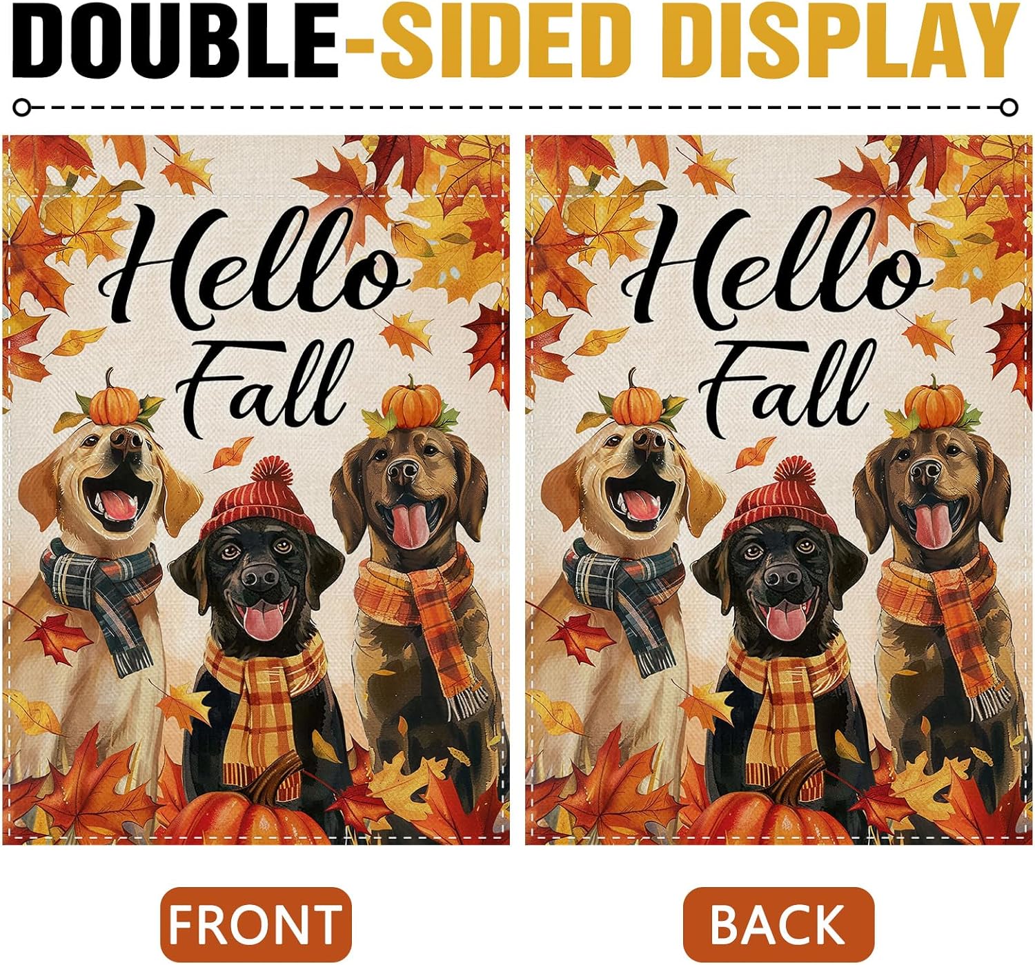 Dyrenson Hello Fall Labrador H – Home Decor Outside Bewertung und Preis