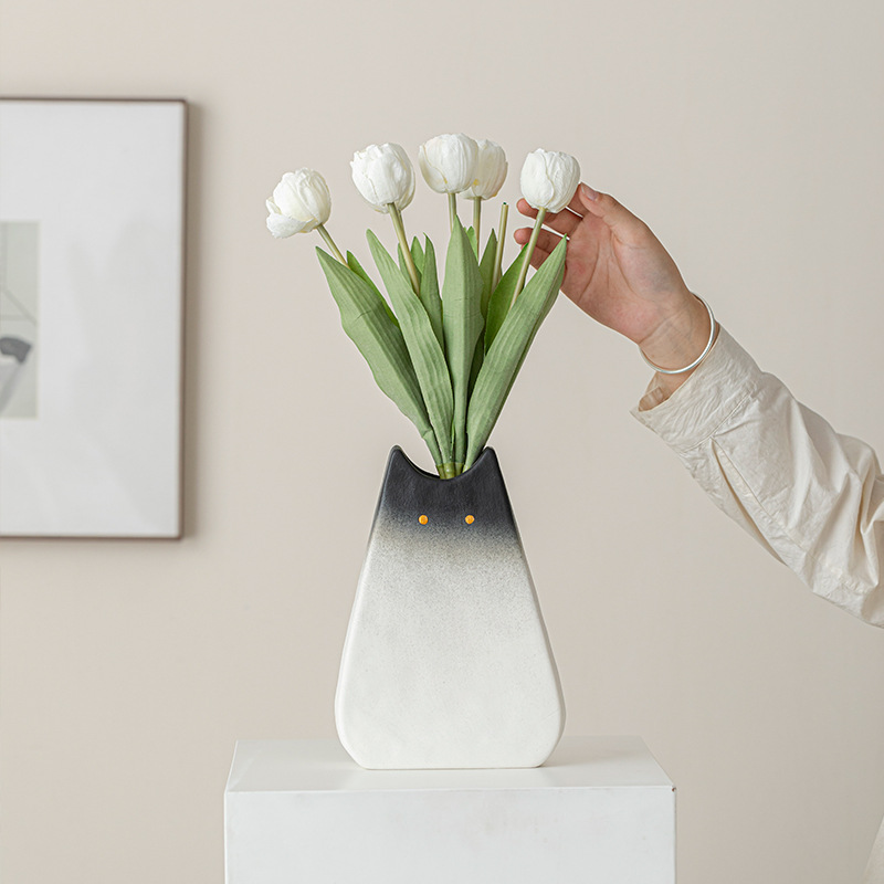 Niedliche Katzenförmige Kerami – Glass Vase Nordic Bewertung und Preis