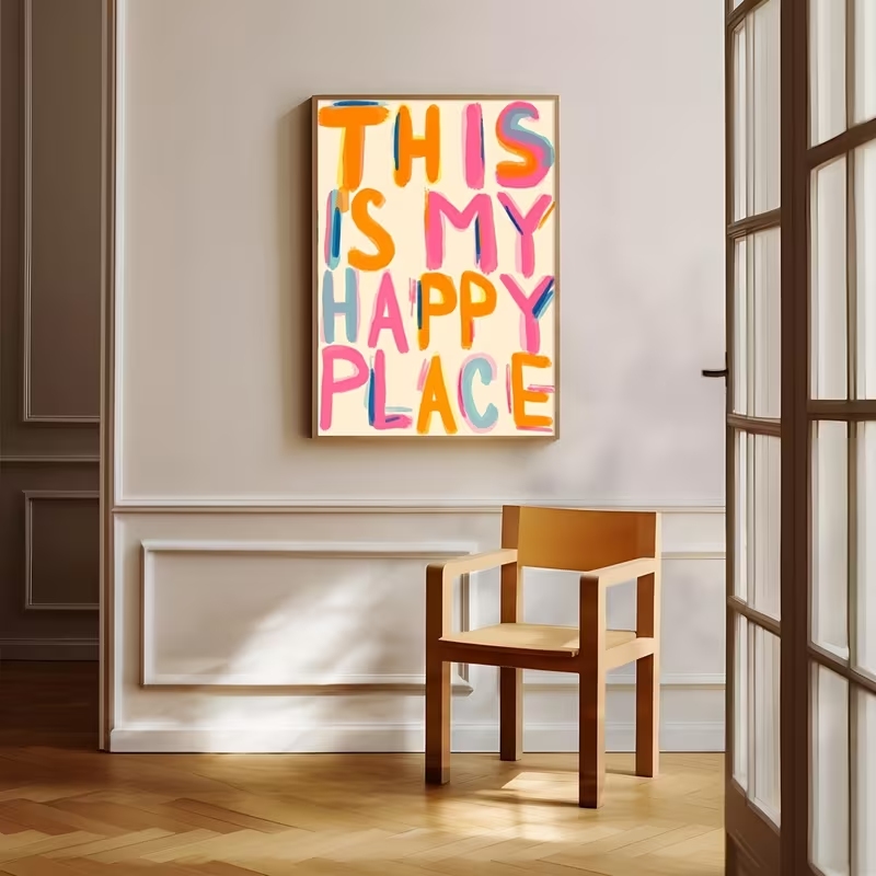 Moderner Wandkunstdruck mit Sp – Home Decor Aesthetic Bewertung und Preis