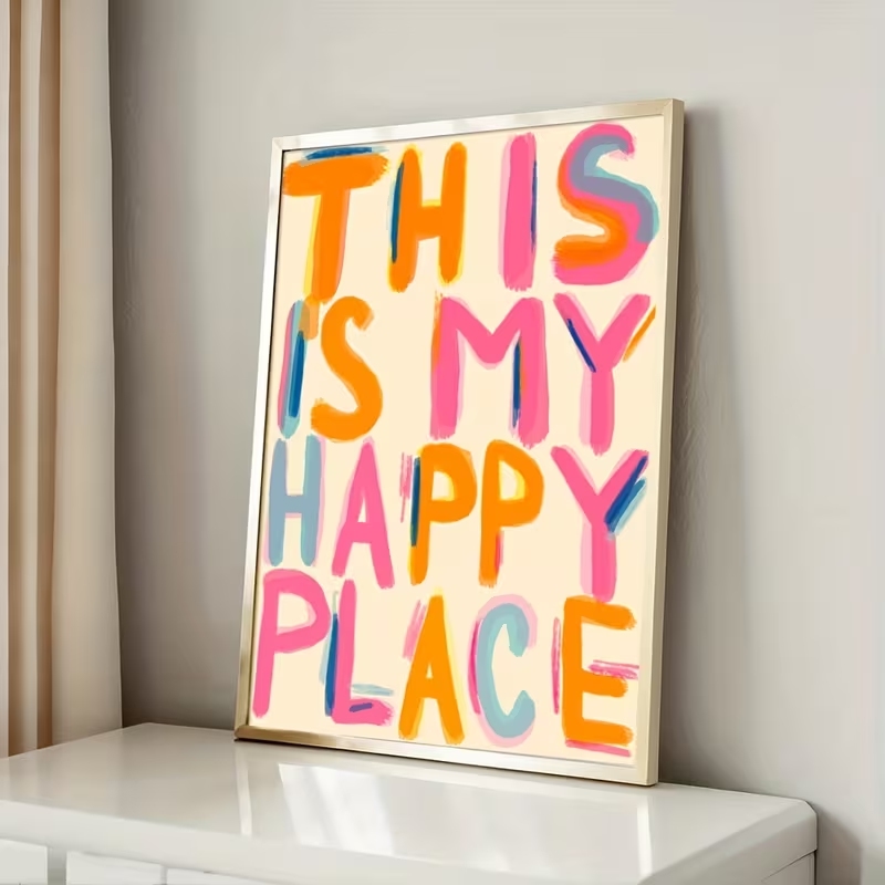 Moderner Wandkunstdruck mit Sp – Home Decor Aesthetic Bewertung und Preis