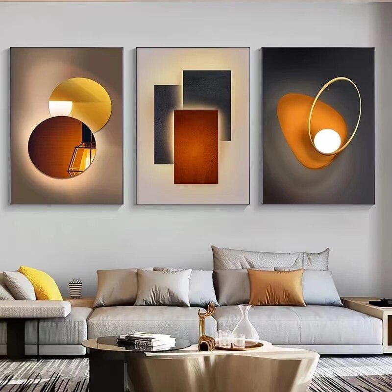 Moderne minimalistische abstra – Home Decor Orange Bewertung und Preis