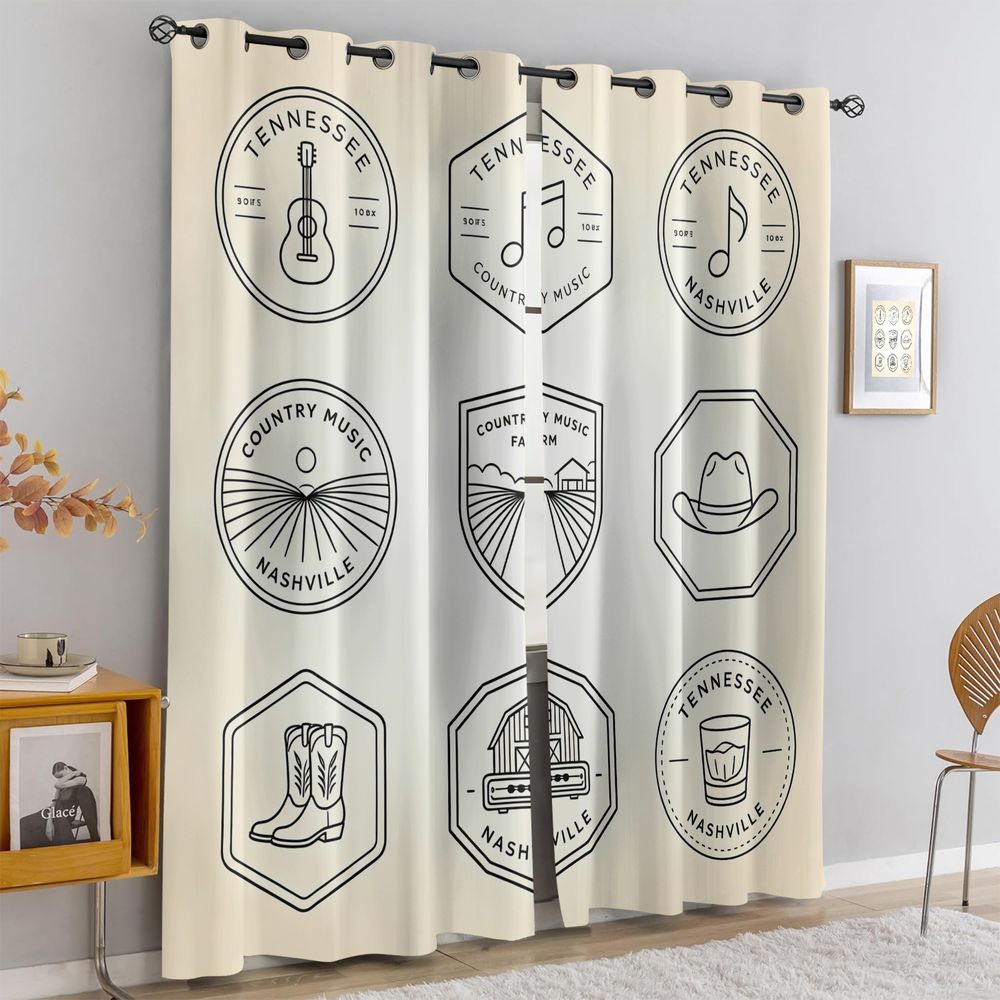 Vorhänge mit Tennessee Country – Home Decor Curtains Bewertung und Preis
