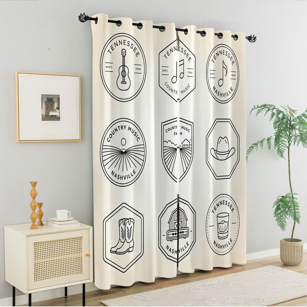 Vorhänge mit Tennessee Country – Home Decor Curtains Bewertung und Preis