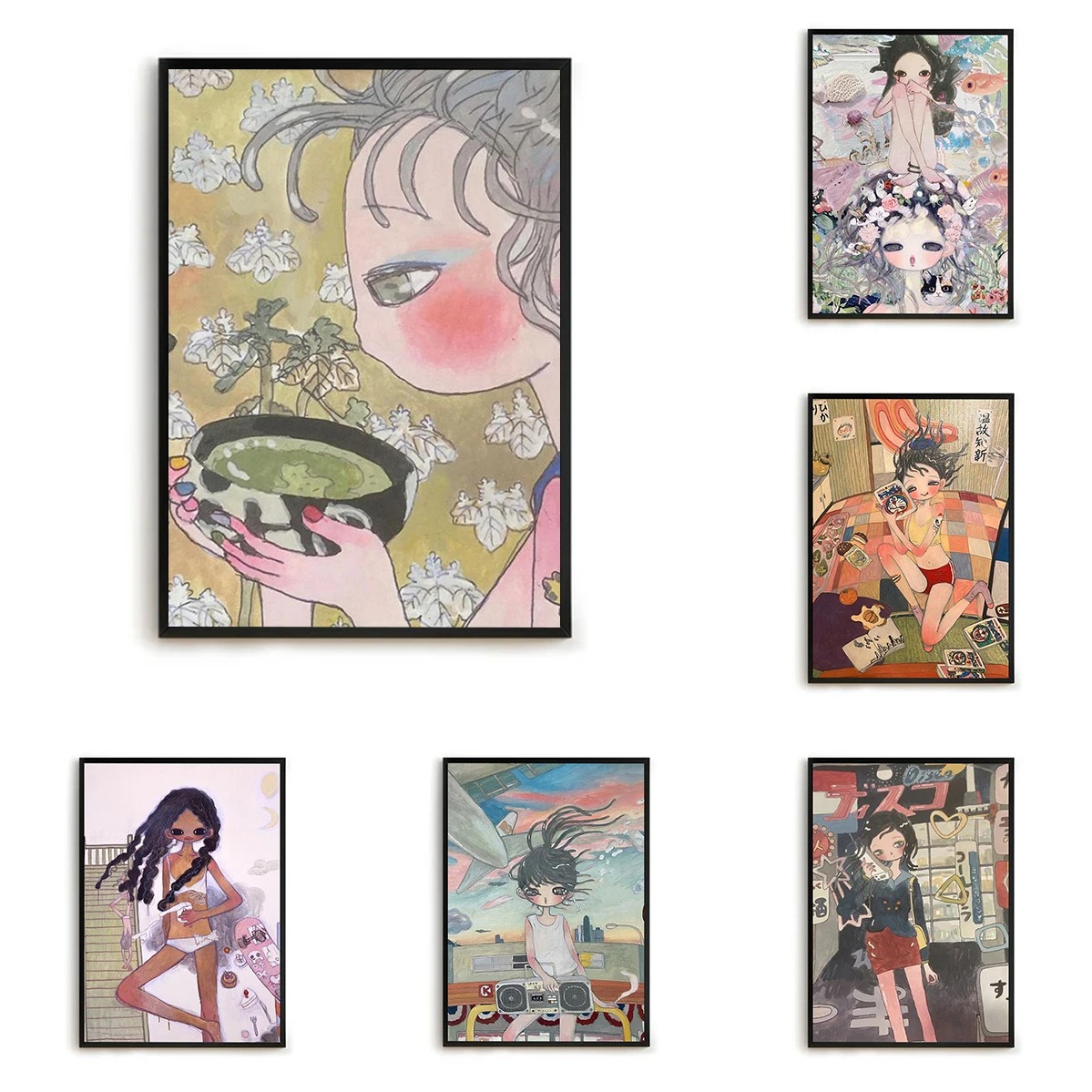 Aya Takano Dekorative Drucke W – Home Decor Aesthetic Pinterest Bewertung und Preis
