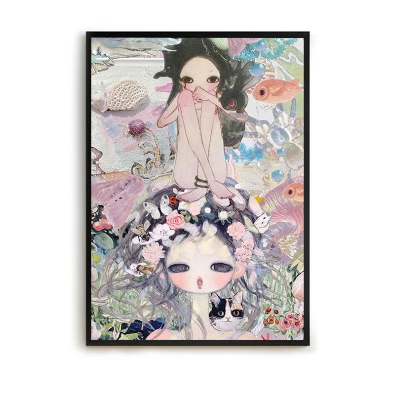 Aya Takano Dekorative Drucke W – Home Decor Aesthetic Pinterest Bewertung und Preis
