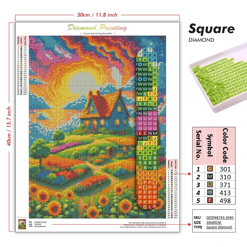 DIY Diamant-Malerei-Set Retro  – Home Decor Tokyo Bewertung und Preis