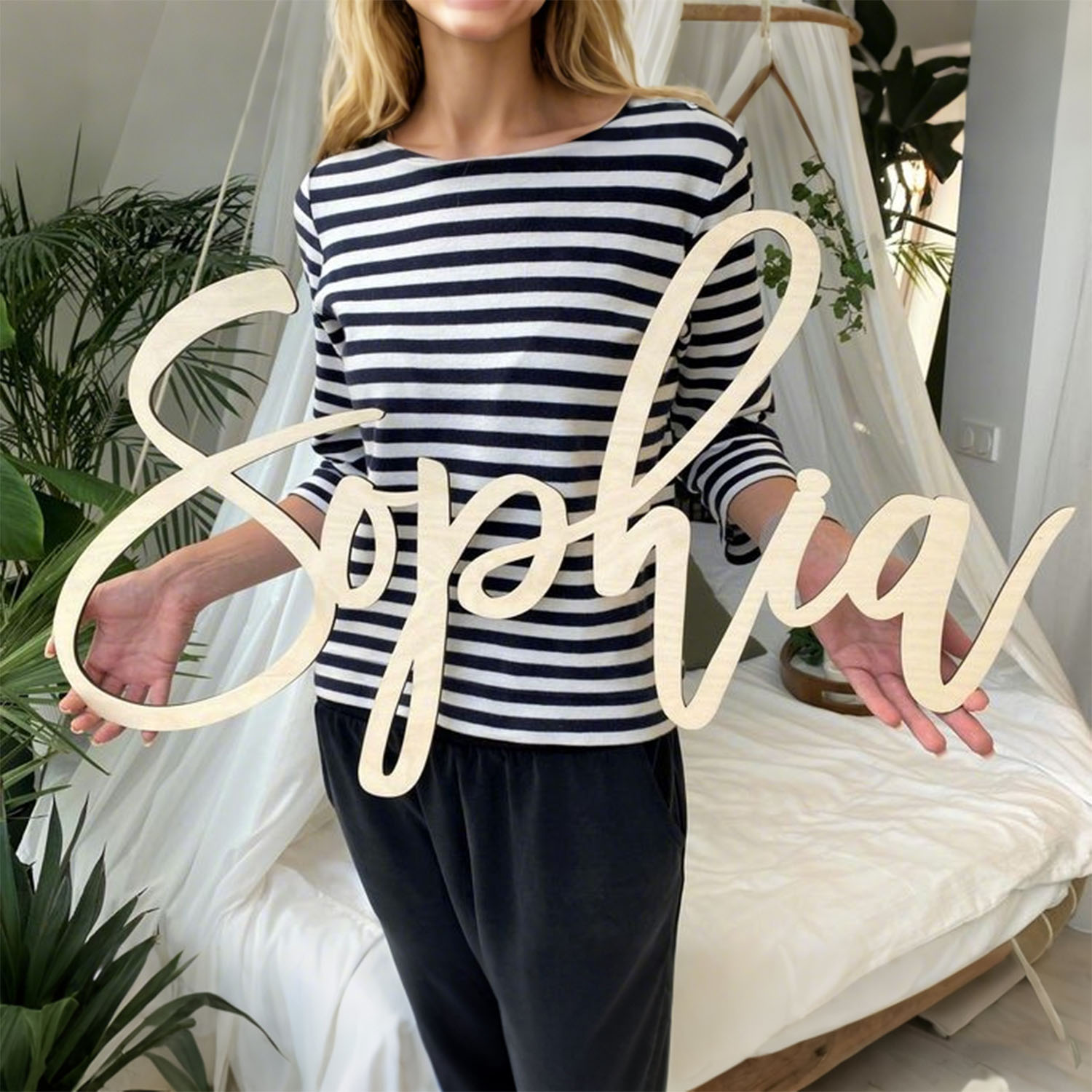 1 Stück personalisierte Holz-N – Home Decor Inspo Bewertung und Preis