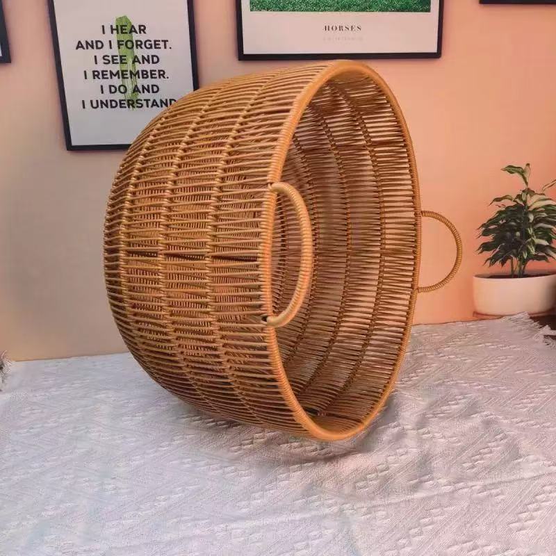 Handgefertigter, gewebter Aufb – Rattan Plant Basket Bewertung und Preis