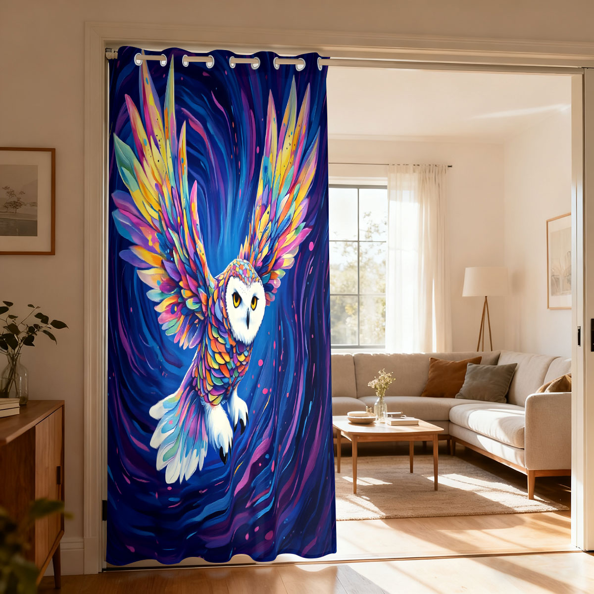 1 Stück bunter Vorhang mit Ste – Home Decor Curtains Bewertung und Preis