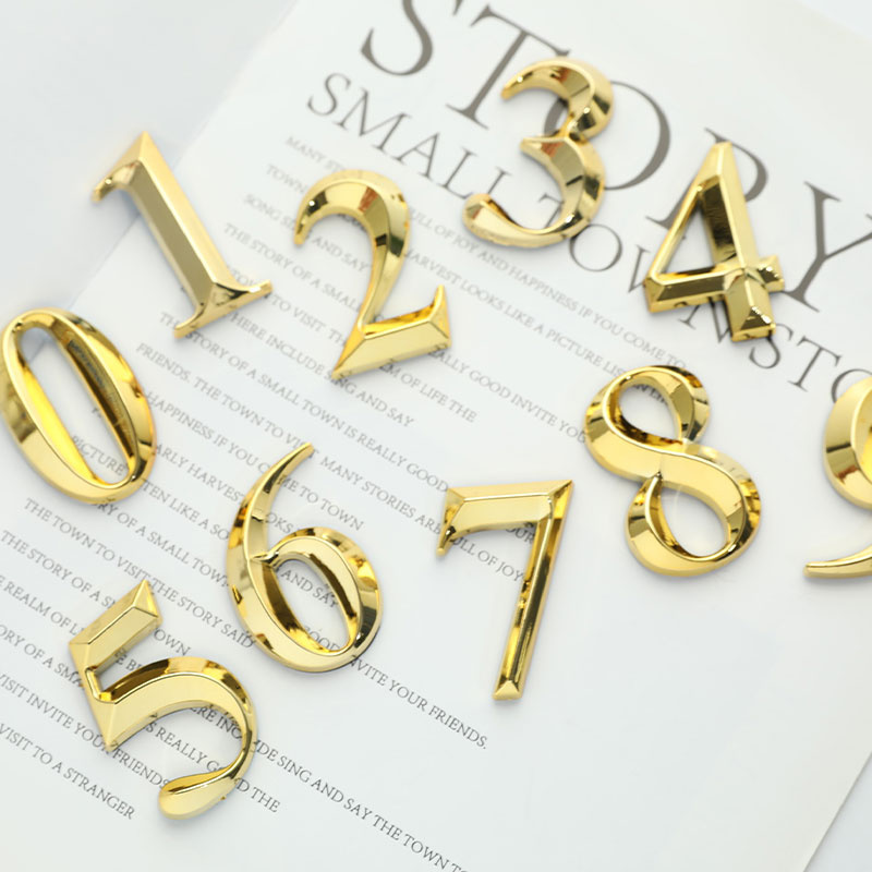 1pc Höhe 5cm goldenes Haus Auf – Home Decor On Sale Bewertung und Preis