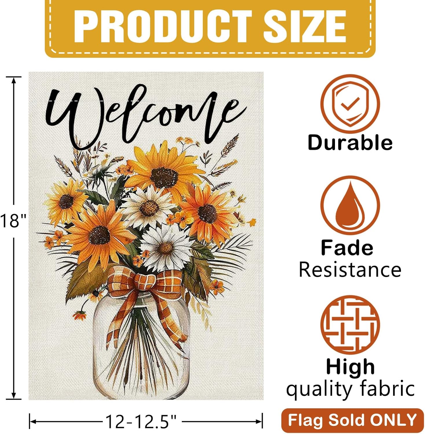 Dyrenson Welcome Fall Flower D – Home Decor Outside Bewertung und Preis