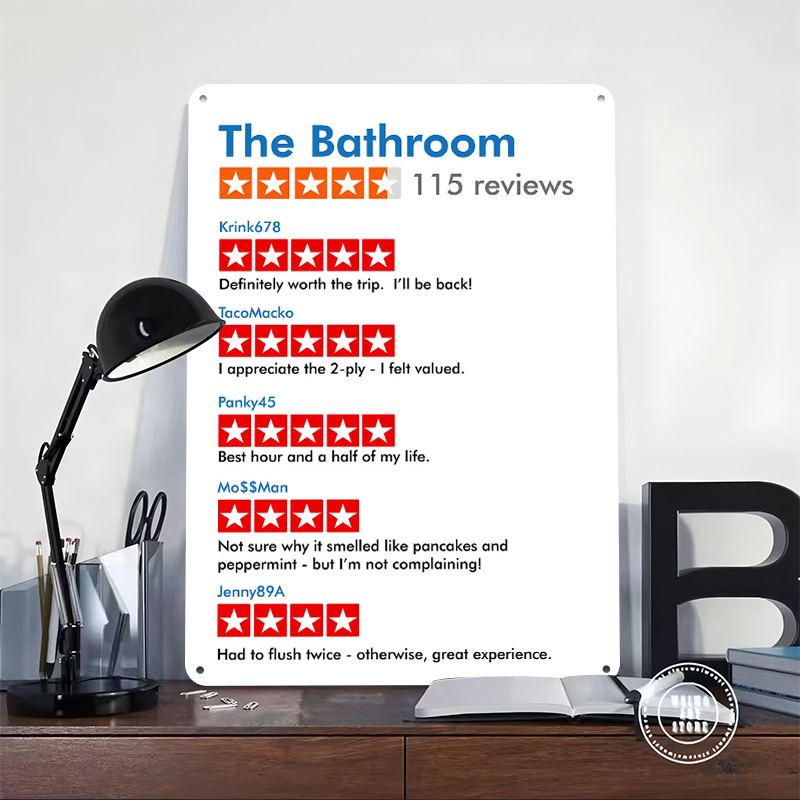 THE BATHROOM Lustige Bewertung – Review Home Decor Bewertung und Preis