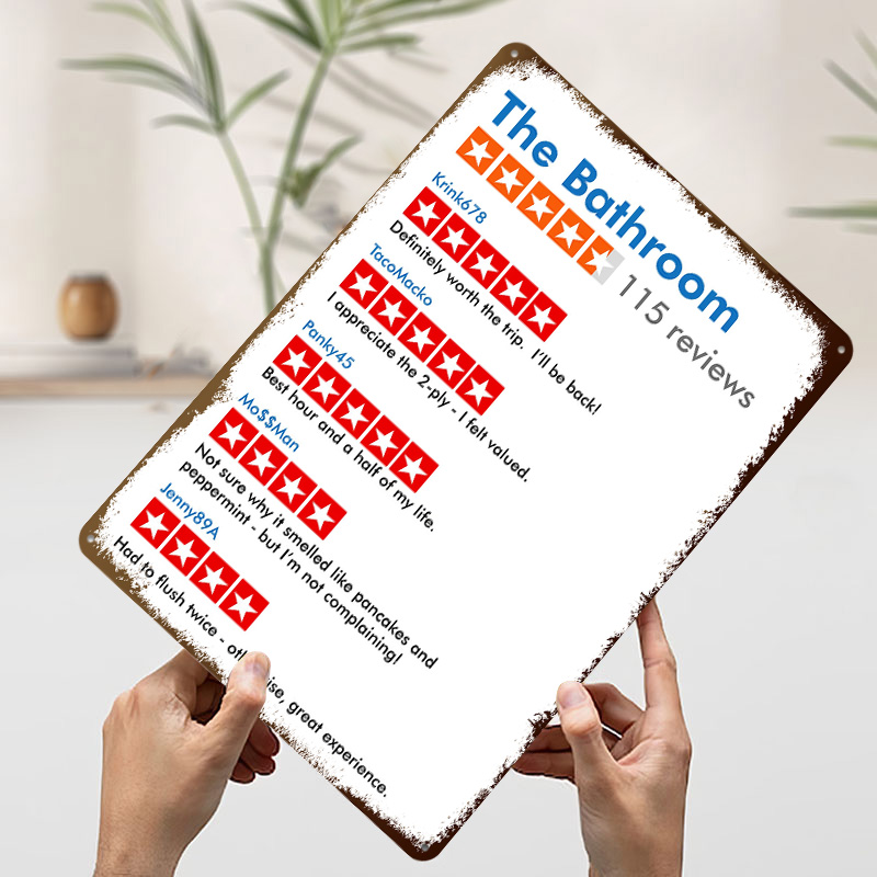 THE BATHROOM Lustige Bewertung – Review Home Decor Bewertung und Preis