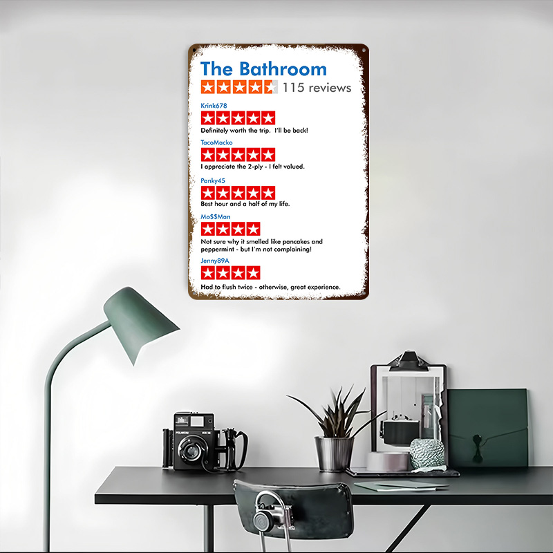 THE BATHROOM Lustige Bewertung – Review Home Decor Bewertung und Preis