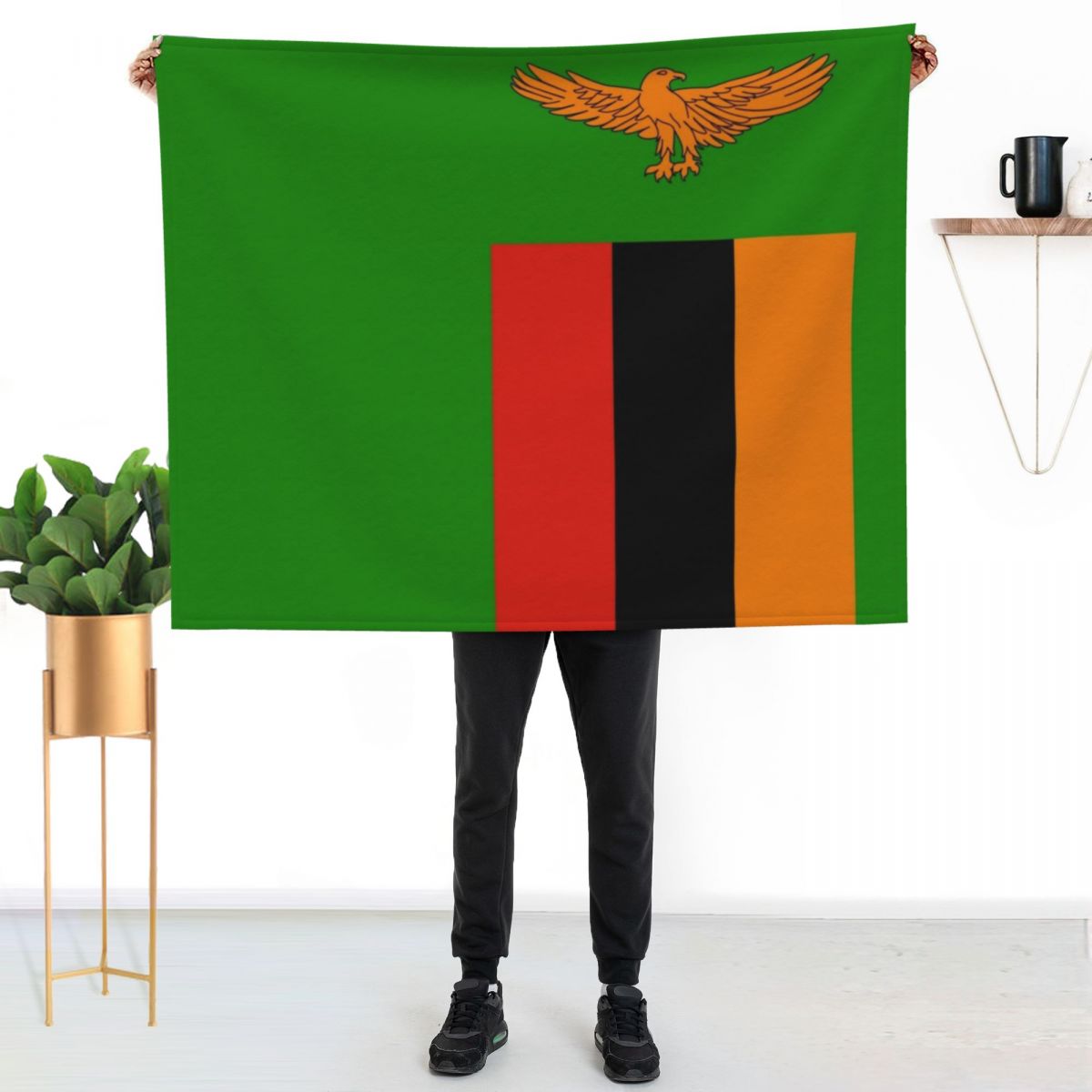 Überwurfdecke mit Flagge von S – Home Decor Zambia Bewertung und Preis