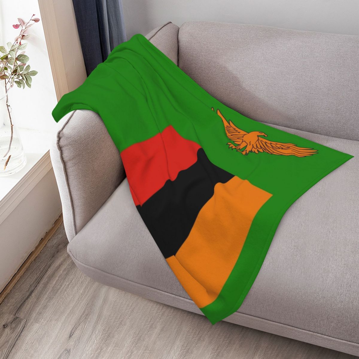 Überwurfdecke mit Flagge von S – Home Decor Zambia Bewertung und Preis
