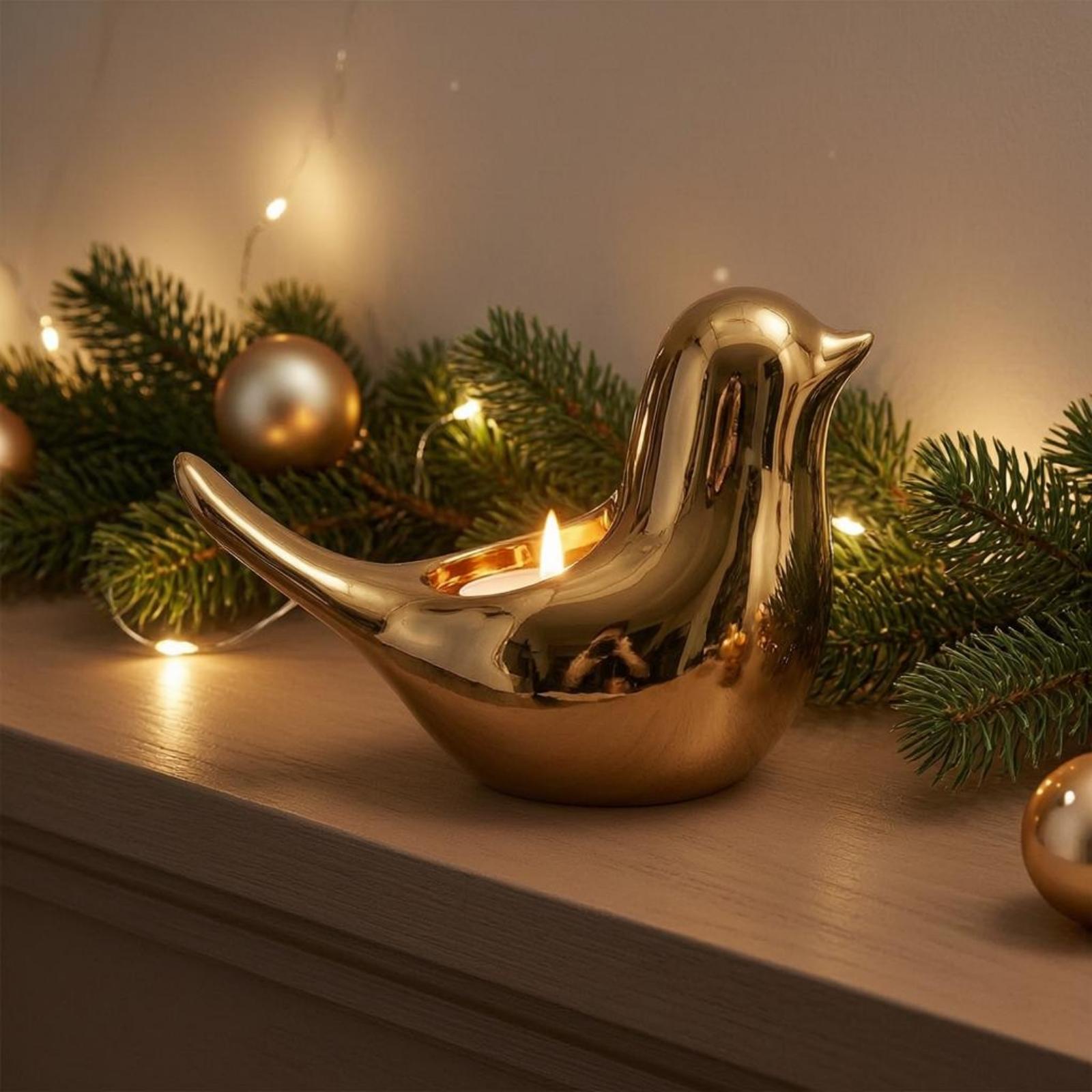 Vogelförmiger Kerzenhalter, ko – Home Decor Mirror Bewertung und Preis