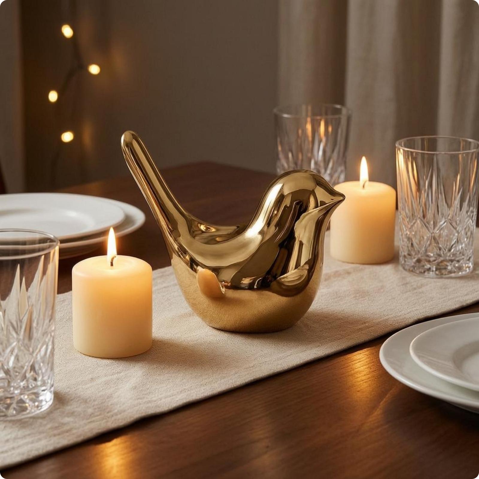 Vogelförmiger Kerzenhalter, ko – Home Decor Mirror Bewertung und Preis