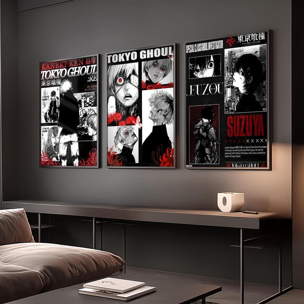 Anime T-Tokyo Ghoul Poster Vin – Home Decor Tokyo Bewertung und Preis