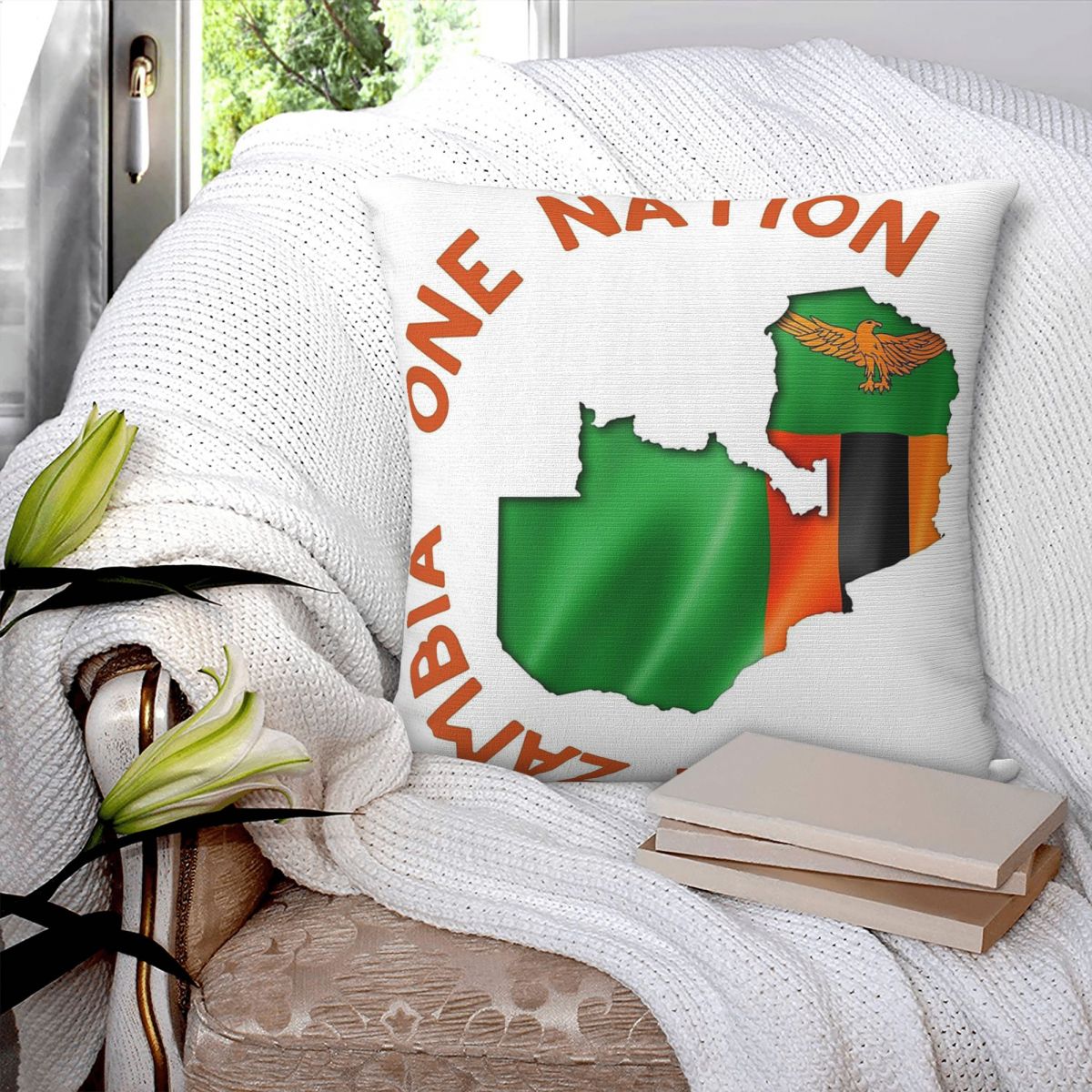 One Zambia One Nation Quadrati – Home Decor Zambia Bewertung und Preis