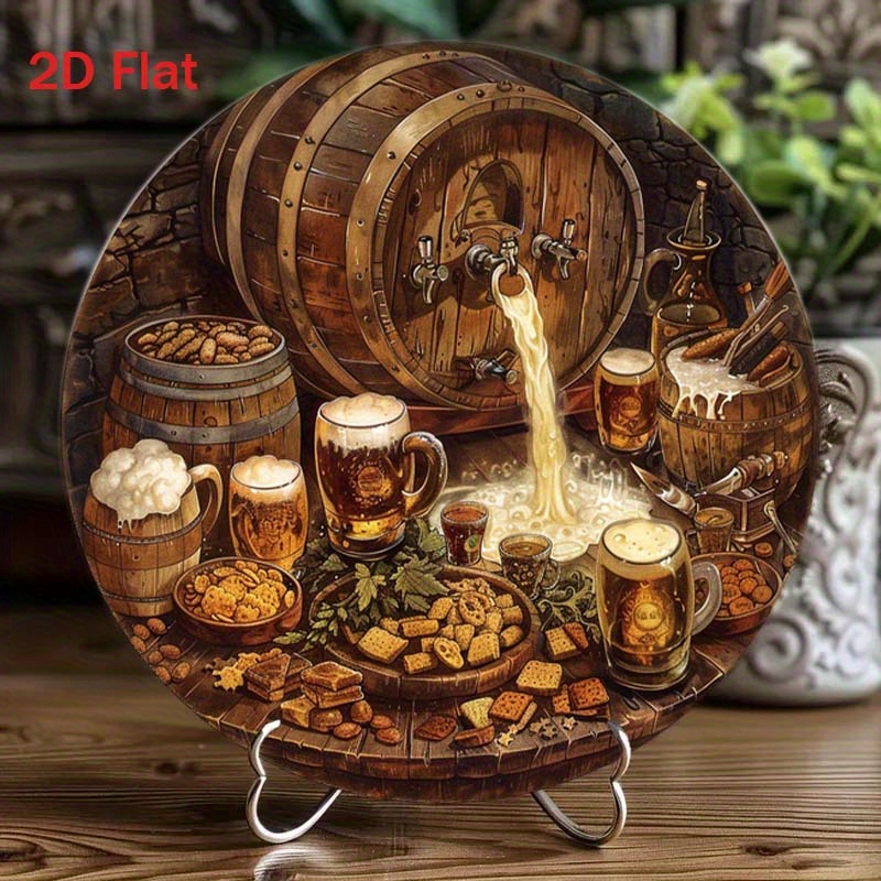 1 Stück rundes 2D-Flach-Alumin – Home Decor Outside Bewertung und Preis