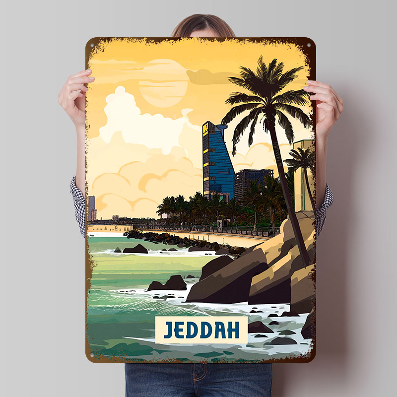 Jeddah Poster Maßgefertigte Vi – Home Decor Jeddah Bewertung und Preis