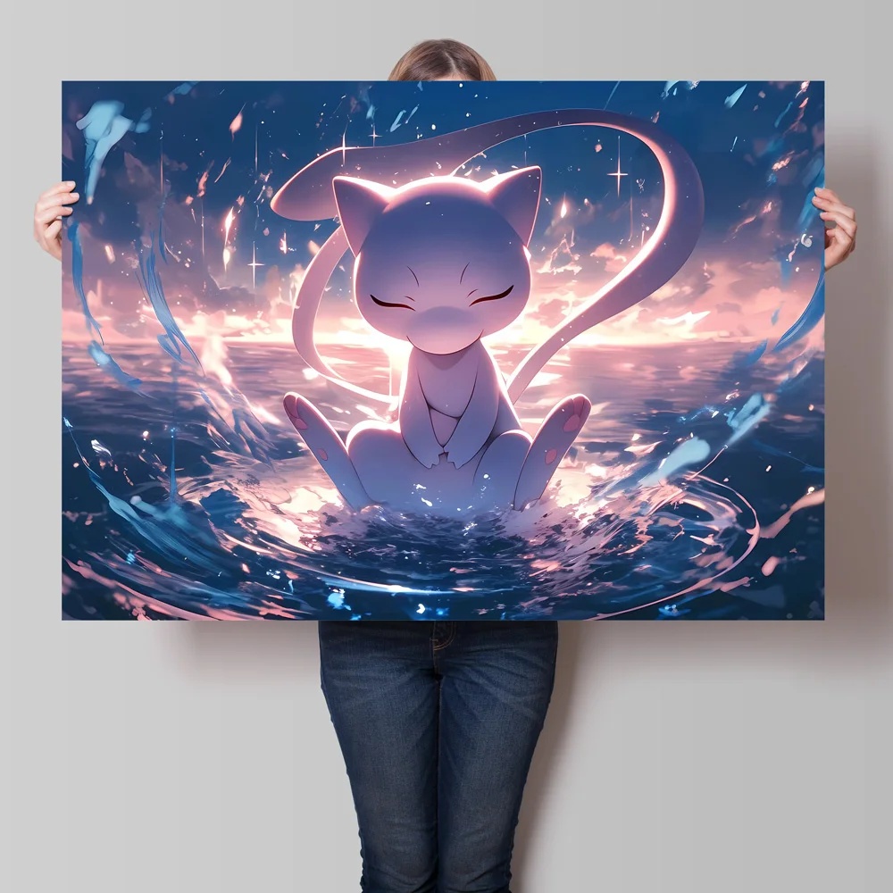 Leinwand HD Drucke Pokemon Mew – Home Decor Free Images Bewertung und Preis