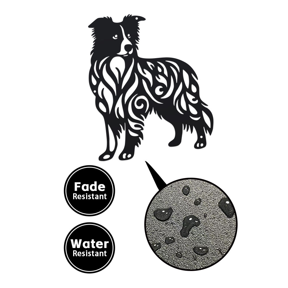 Bezaubernde Collie-Wandkunst m – Home Decor Outside Bewertung und Preis