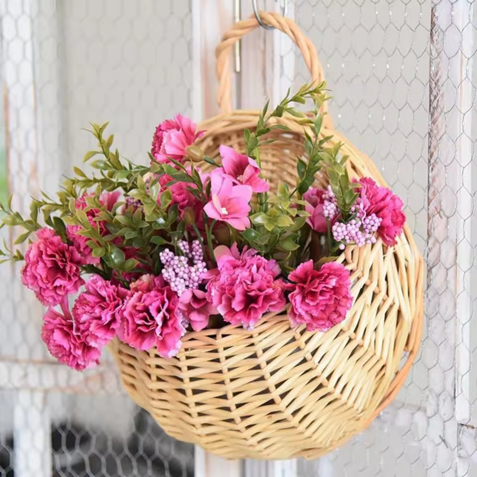Handgefertigter Blumentopf aus – Rattan Plant Basket Bewertung und Preis